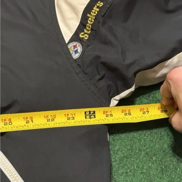 Vintage 90s Pittsburgh Steelers Pro Player Daniel Young Large Retro NFL Jacket - Picture 6 of 11